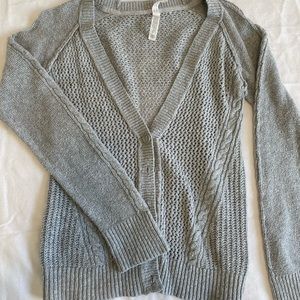 button cardigan sweater